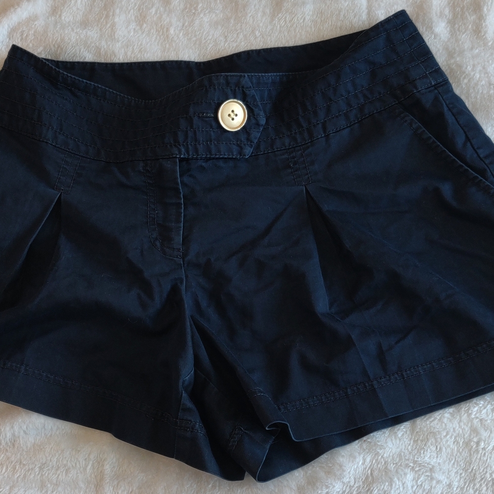 Cache High Waist Navy Women's Shorts